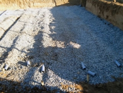 Construcción de drenajes y pozos absorbentes